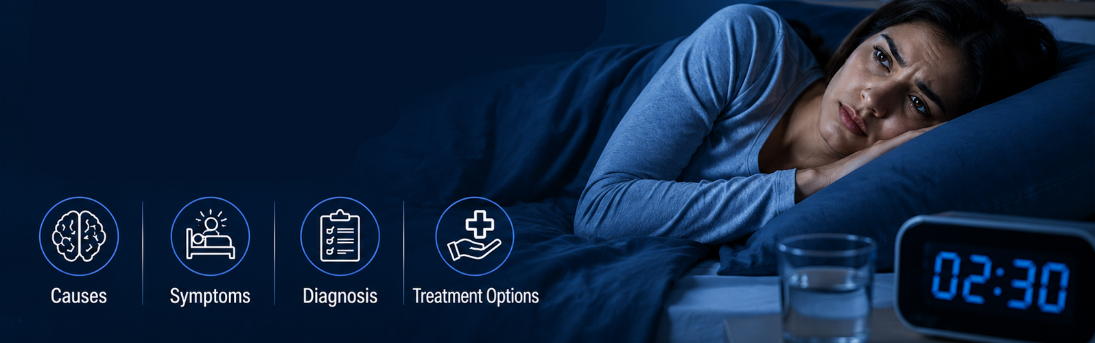 What Is Insomnia? Causes, Symptoms & Treatment Options What Is Insomnia? Causes, Symptoms & Treatment Options